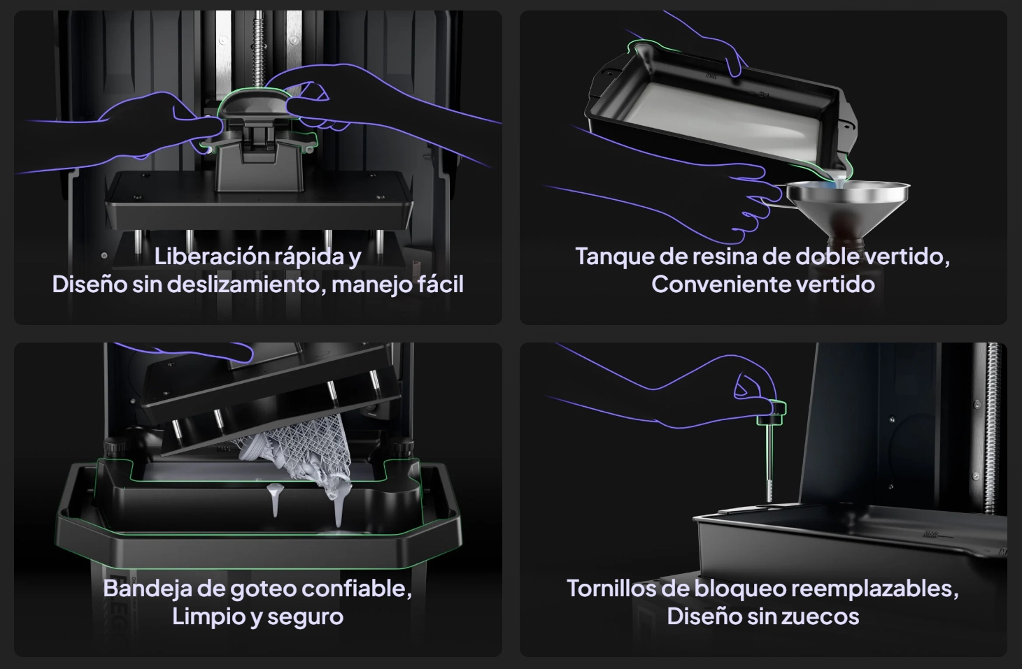 Funcionamiento tanque de resina