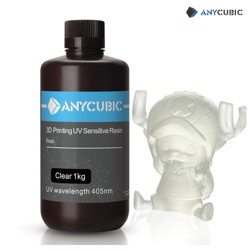 Resina UV Anycubic Basic Clear (Transparente) 1L