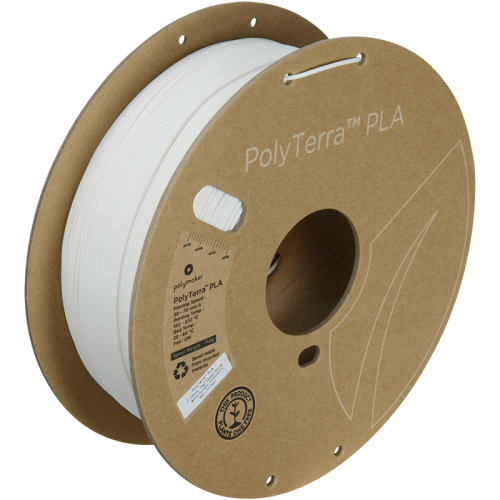 PolyTerra PLA (1Kg / 1.75) - Cotton White (Blanco)