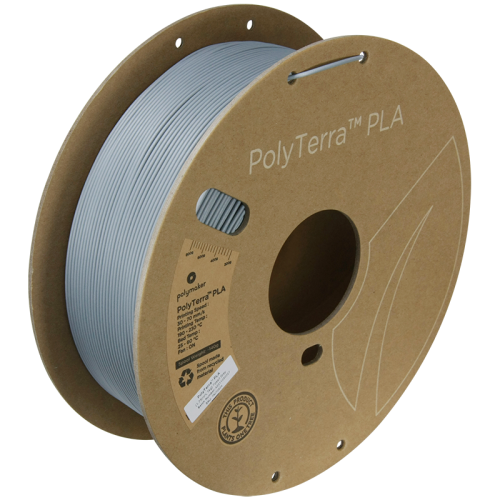 PolyTerra PLA (1Kg / 1.75) - Fossil Grey (Gris)