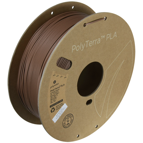 PolyTerra PLA (1Kg / 1.75) - Pastel Earth Brown (Marrón)