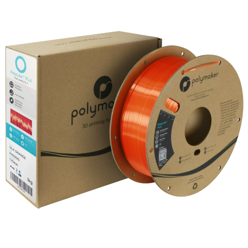 PolyLite PLA Silk (1Kg / 1.75) - Orange (Seda Naranja)