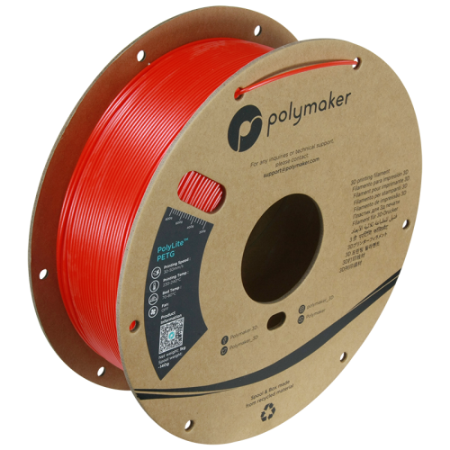 PolyLite PETG (1Kg / 1.75) - Red (Rojo)