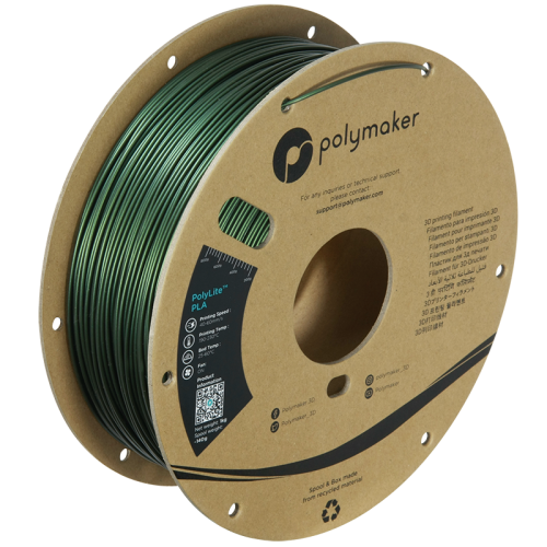 PolyLite PLA Sparkle (1Kg / 1.75) - Dark Green (Verde Oscuro Metalizado)