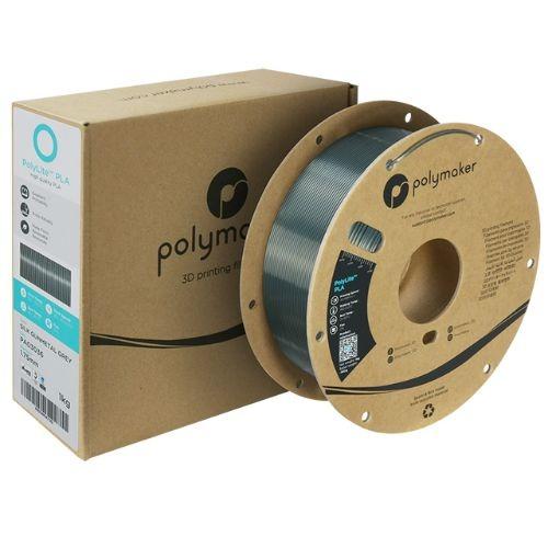 PolyLite PLA Silk (1Kg / 1.75) - Gunmetal Grey (Gris Metalizado)