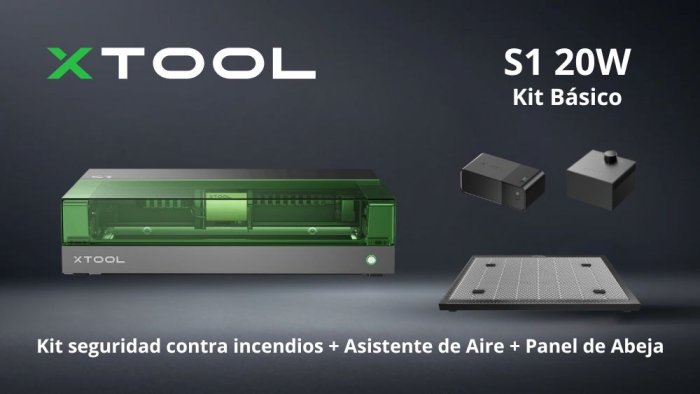 xTool S1 - 20w - Kit Básico