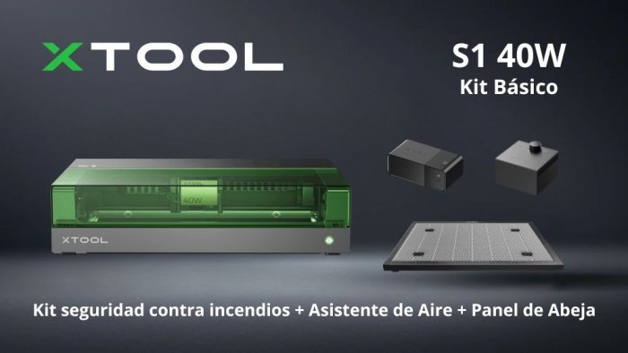 xTool S1 - 40w - Kit Básico