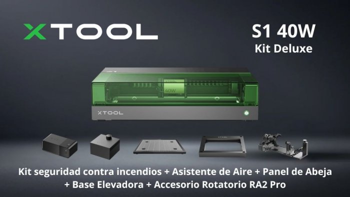 xTool S1 - 40w - Kit Deluxe