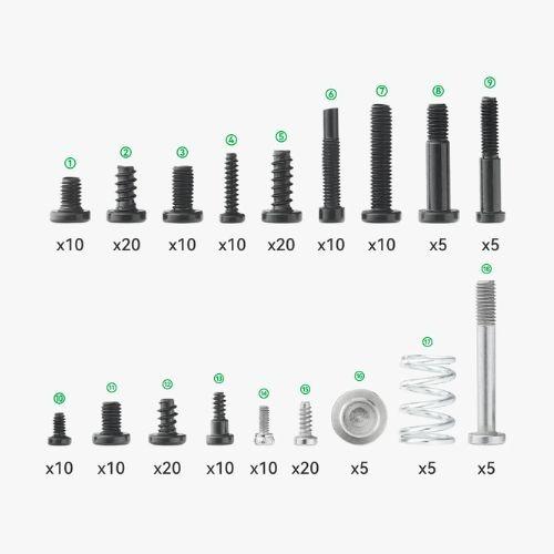 Set de Tornillería (Serie X1/P1/AMS)