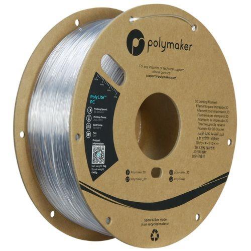 PolyLite PC (Policarbonato) (1Kg / 1.75mm) - Transparente