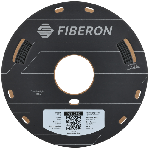 Polymaker Fiberon™ PET-CF17 (1.75 / 500gr) - Black