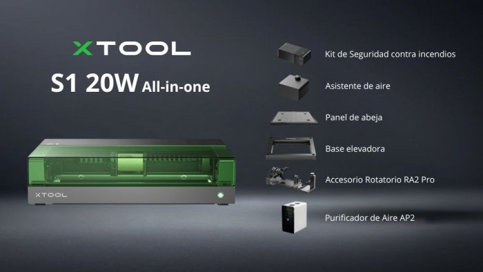 xTool S1 - 20w - All In One